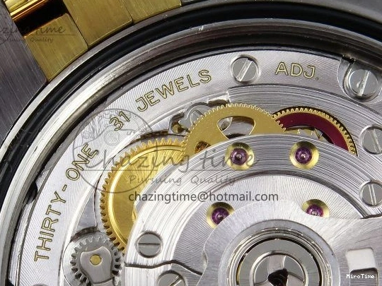 MiroTime 0112 DateJust 36 126233 Clean 1:1 Best Edition 904L Steel YG Textured Stick Dial on SS YG Jubilee Bracelet VR Trendy 1494